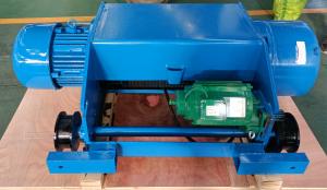 China Double Girder Electric Wire Rope Hoist single speed 5t 9m with remote control factory