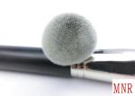 Synthetic Bronzer Makeup Brush Sliver Ferrule Grey And Black Hair
