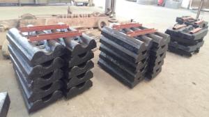 China Mn Alloy Steel Ball Mill Liner Plate and rod mill liner with High Wear Resistant and long life factory