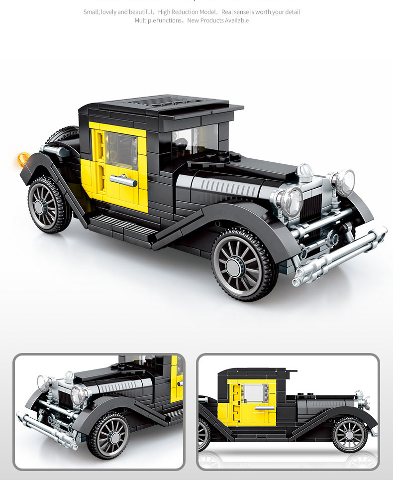 Vintage Car Simulation Model Building Kit for Kids and Girls Other Educational Toys