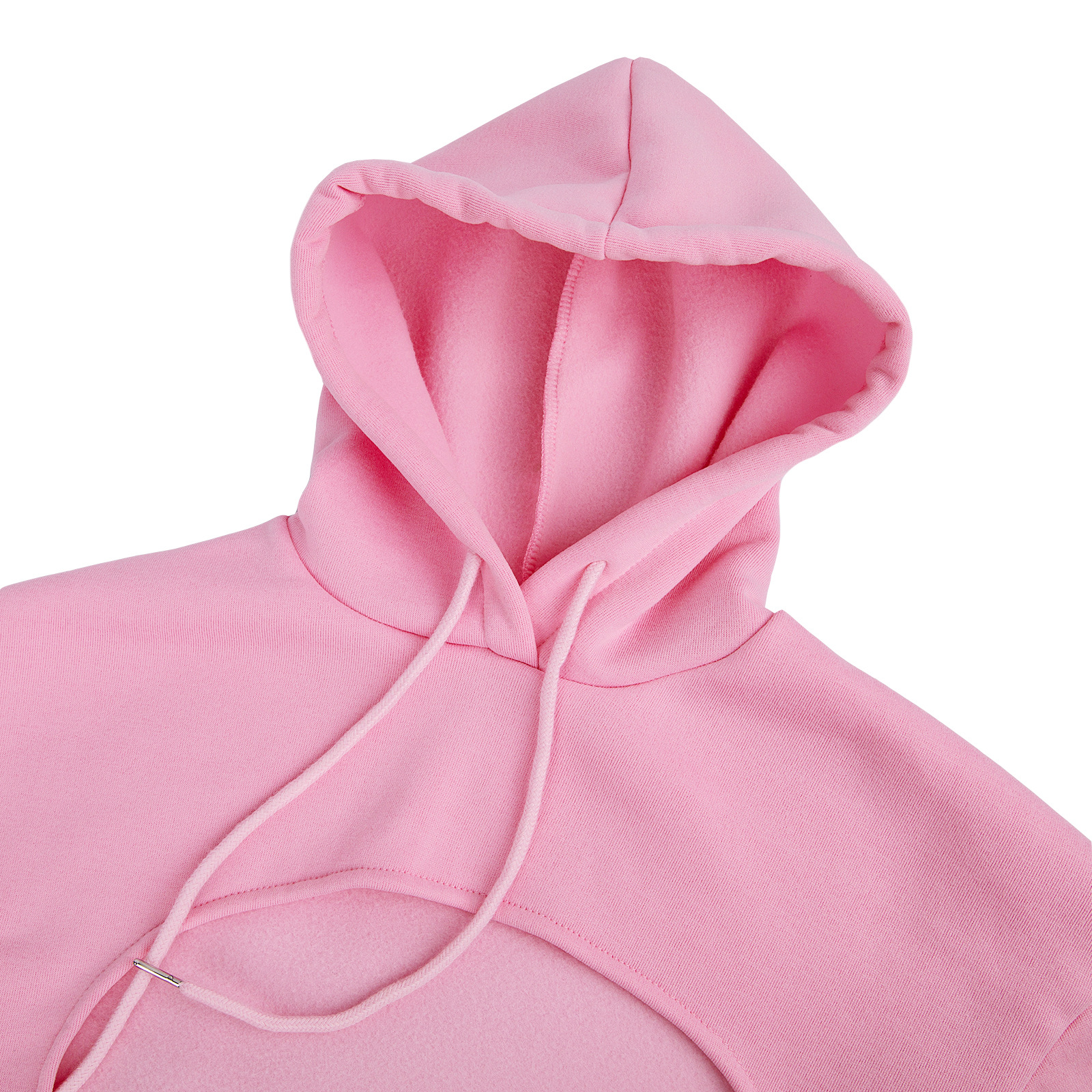 Printed Pink Women Tracksuits 3 Piece Set Crop Top Hoodie and Joggers Cropped Hoodies