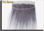 Purple Grey Human Hair Lace Frontal Straight Pre - Plucked Lace No Chemical