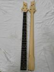 Custom Grand Paddle Guitar Headstock Unfinished Roasted Maple ST Guitar Neck