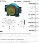 ZFN320 S Synchronous Permanent Magnet Elevator Traction Machine Dia 320mm 380V