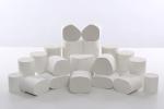 Round White Honeycomb Ceramic Carrier , car Catalyst Supports