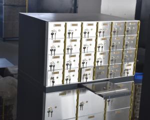 China Bank Safe Deposit Box Bank Safes For Hotel Anti-Thelf And Fireproof Bank Safes External Hinge With Band Box factory