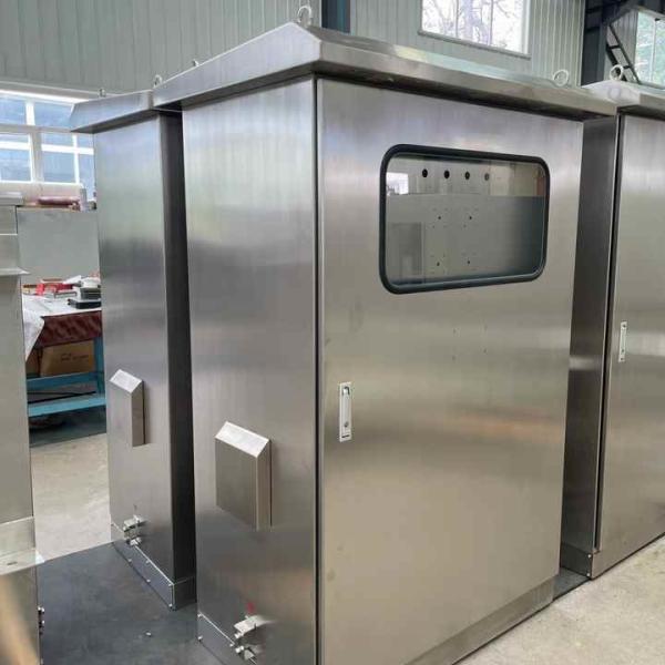 Square Waterproof Stainless Steel Electrical Box Outdoor Metal Electrical