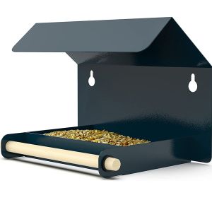 Metal Wall Mounted Garden Bird Feeder Bath House for Feeding Birds and Providing