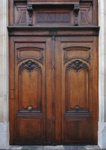 China steel wood security armored door factory