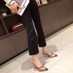 6111-3 Korean Fashion Pointed Shallow Mouth Transparent High Heels Sexy