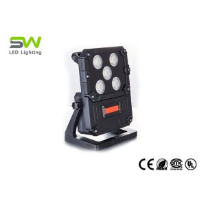 50 Watt 5000 Lumens Portable LED Site FLood Lights with 5W Red Warning Light