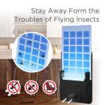 JZ White Harmless Fly Catcher Insect Killing Anti Mosquito Lamp UV Attraction