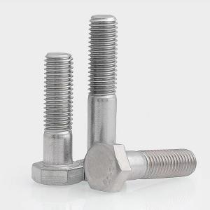 China ISO4014  Half Thread Stainless Hex Bolts SS304 Hexagon Head Bolts on sale