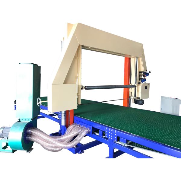 Horizontal Splitting EPE Foam Block Cutting Machine Soft Belt Conveyor Suction