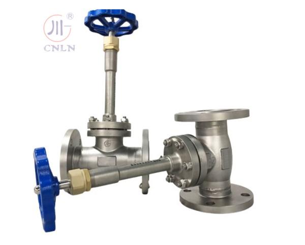 Low Temperature Flanged Globe Valve CF3/CF8 DN50 SS304/SS316 For LNG/LOX/LN2/LAR