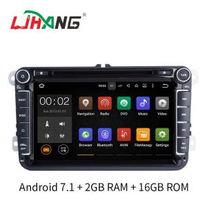 China 8 Inch Volkswagen Passat Dvd Player , VW JETTA SKODA SEAT In Car Stereo Dvd Player factory