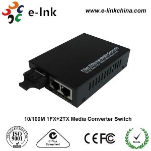 China Multi Port Fiber Ethernet Media Converter SC Connector Multimode 2km Distance factory