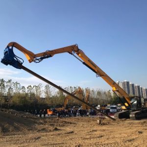 Robust Pile Driver for Road Construction | 15-Meter Driving Depth | High