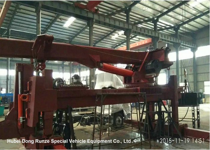 40 Ton 360 Degree Rotary Recovery Truck Body / Steel Wrecker Towing Body