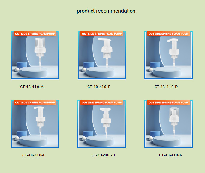 0.8cc Plastic Foam Bottle Dispenser With 43/410，40/410，43/400 Specification
