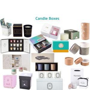 China ODM Gift Scented Luxury Candle Packaging Boxes Paperboard Liner In Bulk factory