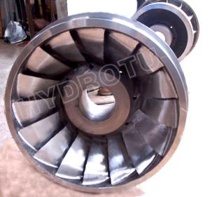 China Large Vertical Shaft Francis Hydro Turbine / Francis Water Turbine For Water Head From 20m To 300m factory