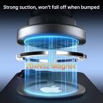 Adjustable Magnetic Car Mount RGB Light Effect Magnetic Cell Phone Holder