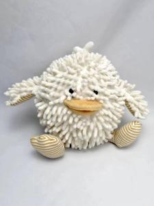 China Soft Stuffed Animal Chenille And PP Cotton Filling Cute Yellow Duck Toy OEM ODM factory
