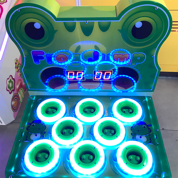 Dreamland single player kids game machine coin operated hit frog ticket games for game center