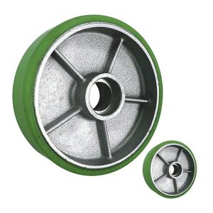 China 1000kg Loading 8x2inch Polyurethane Casters For Pallet Trucks factory