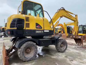 China Hard Construction Mini 6T R60W-7 Used Hyundai Excavator factory