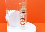 Fashion Moisturizer Plastic Cosmetic Bottles Gold Hot Stamping 100ml 150ml