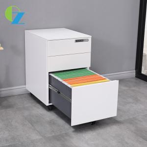 China Electronic Metal Password Lock Mobile Pedestal Cabinet 3 Drawer factory