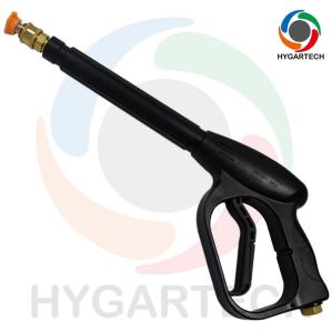 China Brass High Pressure Washing Gun With Extension Tube Click Quick Connect Easy Changeable Nozzle Car Washing factory