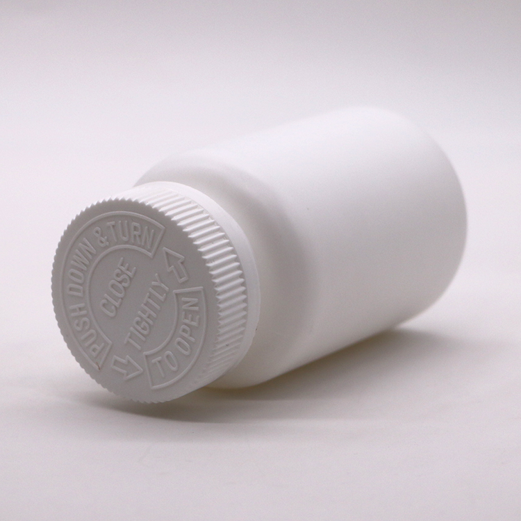 Screw Cap HDPE Bottle For Storing Pills And Capsules Medicine Safely