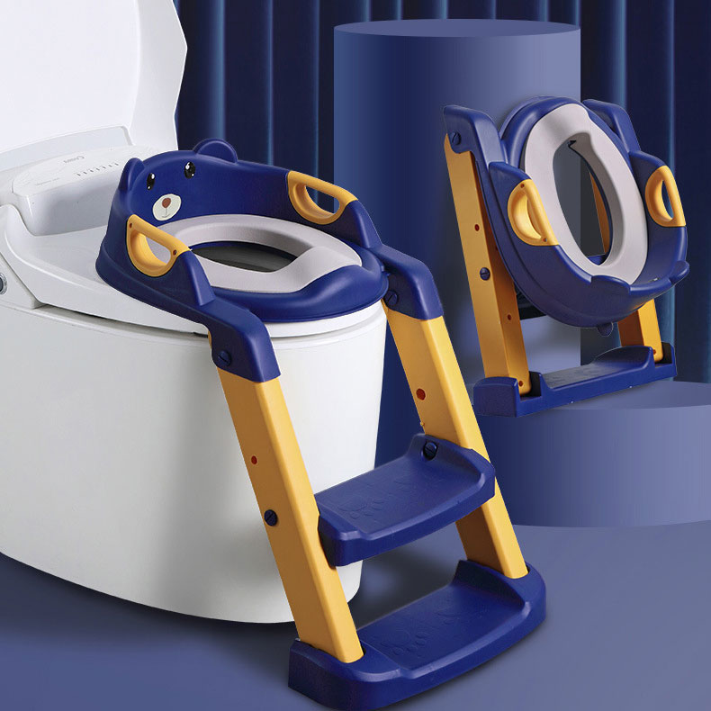 Animal Pattern Toddler Toilet Seat for Kids Potty Training 2 in 1 Anti-Slip Pad Stool