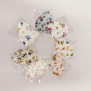 China 12x11cm Children Disposable 3D Face Mask 3ply Cartoon Printing With Earloop Nonwoven factory