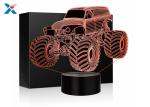 Color Customized 3D Acrylic Lamp , 3D LED Illusion Light For Festival Gifts