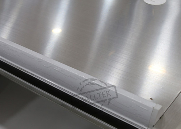 White Stainless Steel L Type Checkout Counter For Supermarket