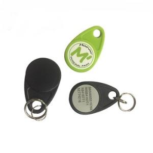China Tk4100 Plastic Passive Key Fob 1- 6cm Read Distance RFID 125khz Key Fob factory