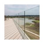 Aluminum Laminated Glass Guardrail 8mm 10mm Balcony Tempered Glass Railing