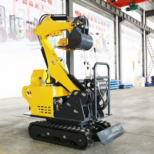 China Telescopic Track Mini Crawler Excavator 850kg Mini Excavation Equipment factory