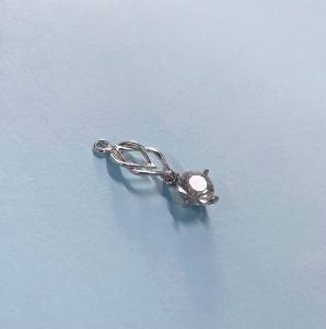 China Alloy Wave Shape Hollow Rhinestone Bra Pendant Lingerie Accessories factory