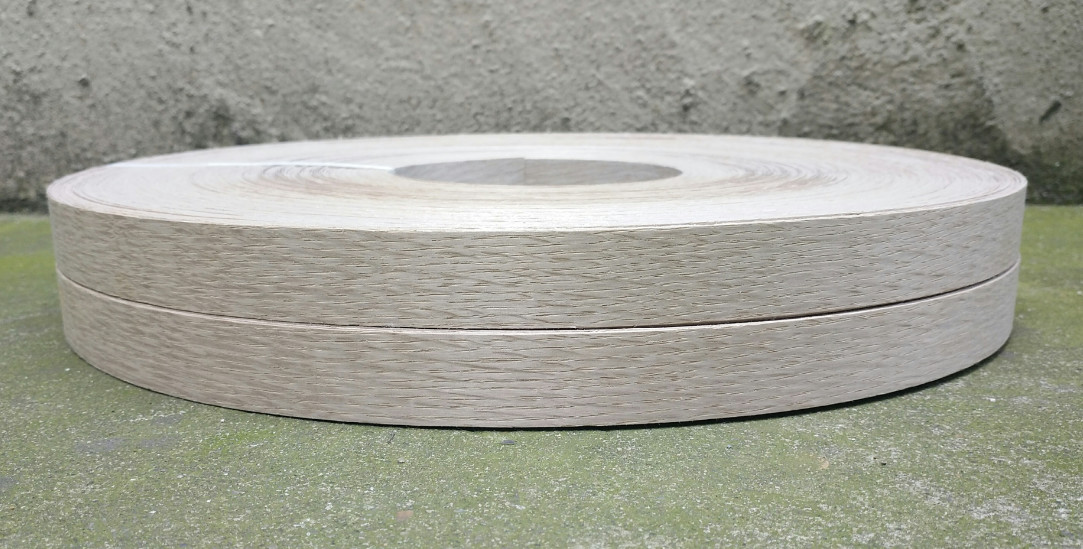 Dyed Oak Wood Veneer Edge Banding Tape White Oak Veneer Edgebanding for for Furniture Doors & Plywood