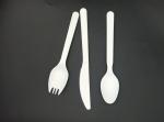 Biodegradable PLA Cutlery Plastic Knife Fork Spoon Customized Size