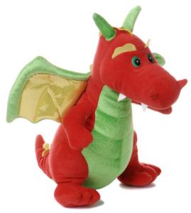 China Red Winged Dino Dragon Plush Toys factory