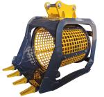 Rotary Screening Bucket Sieving Screening Bucket For 18-23tons Heavy Duty
