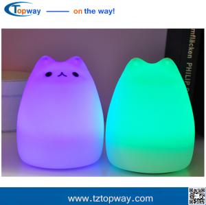 Room decoration silicon lamp 7 Color Changing LED Lamp kids animal night light