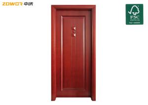 China Interior LH RH Open Single Hinged Plain Wooden Door factory