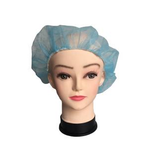 China Skin Friendly Disposable Head Cap Non - Tonix With Elastic Edge factory